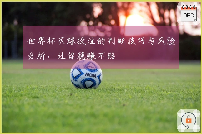 世界杯买球投注的判断技巧与风险分析，让你稳赚不赔